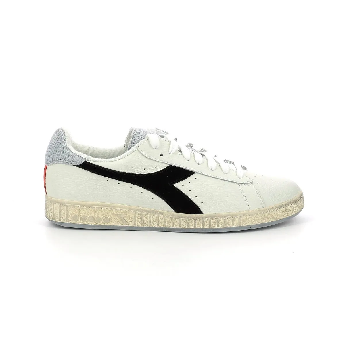 Diadora - Sneakers Bas Game L Low Icon - White/Black/High Rise - Mixte