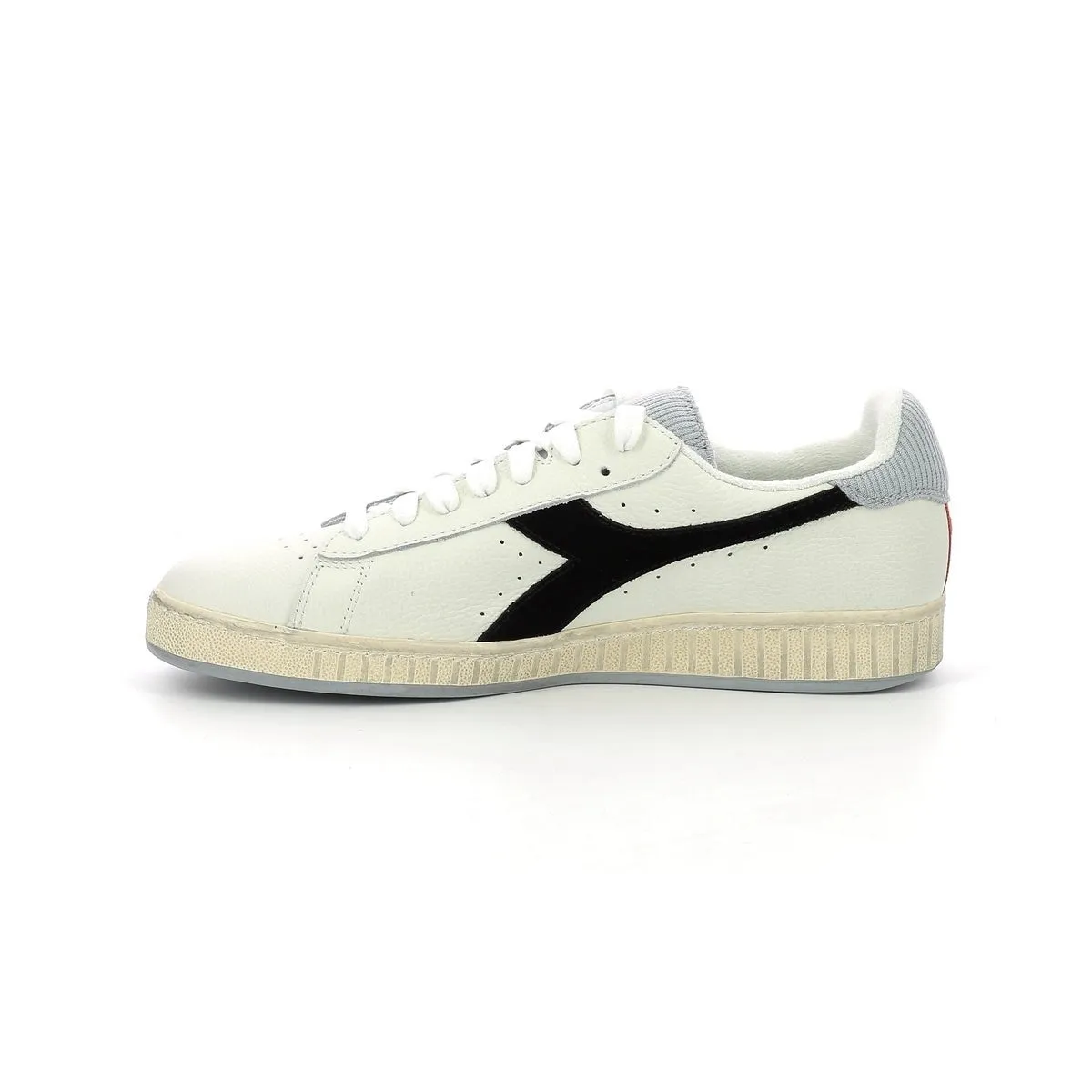 Diadora - Sneakers Bas Game L Low Icon - White/Black/High Rise - Mixte