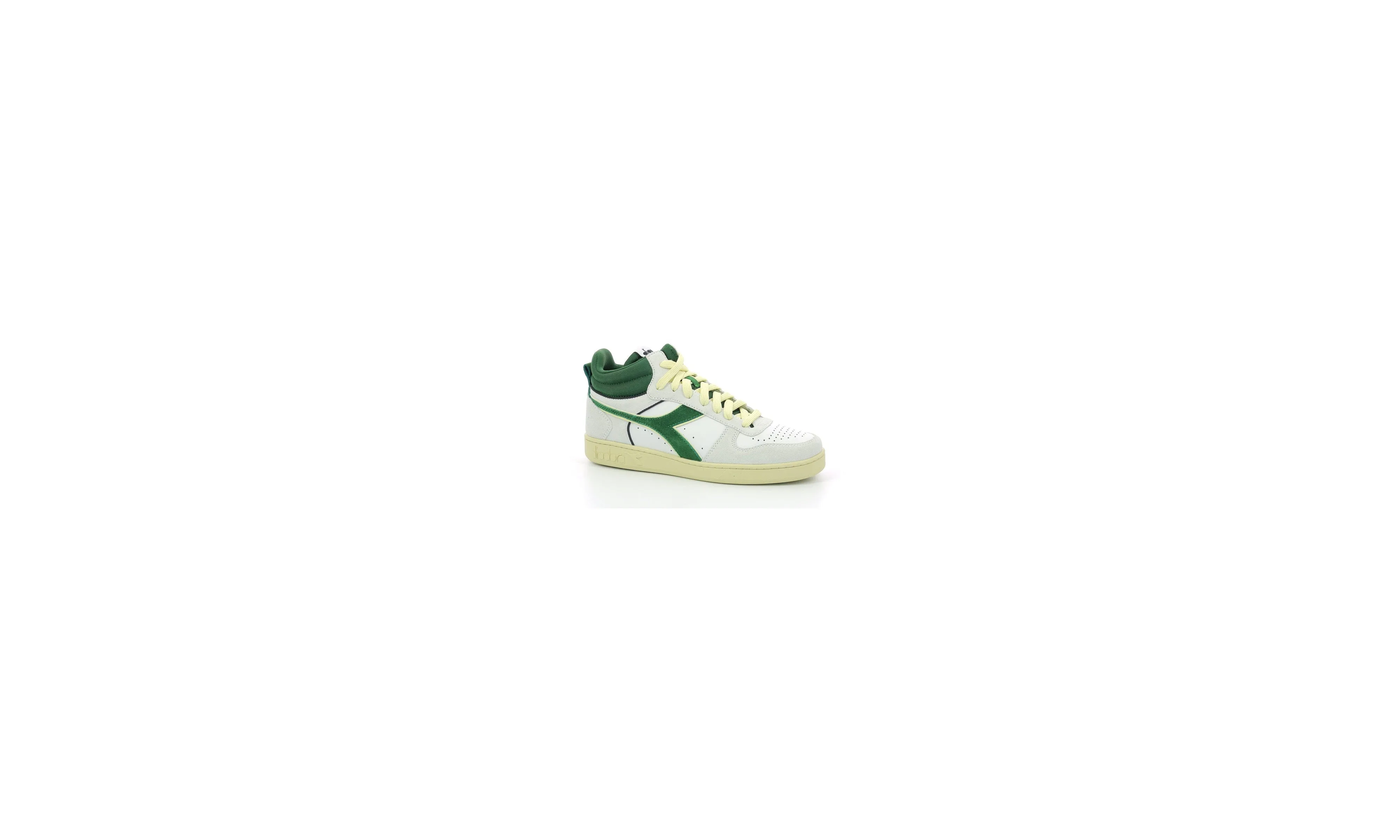 Diadora - Sneakers Hautes Magic B Demi Cu - White/Greener Pastures - Mixte