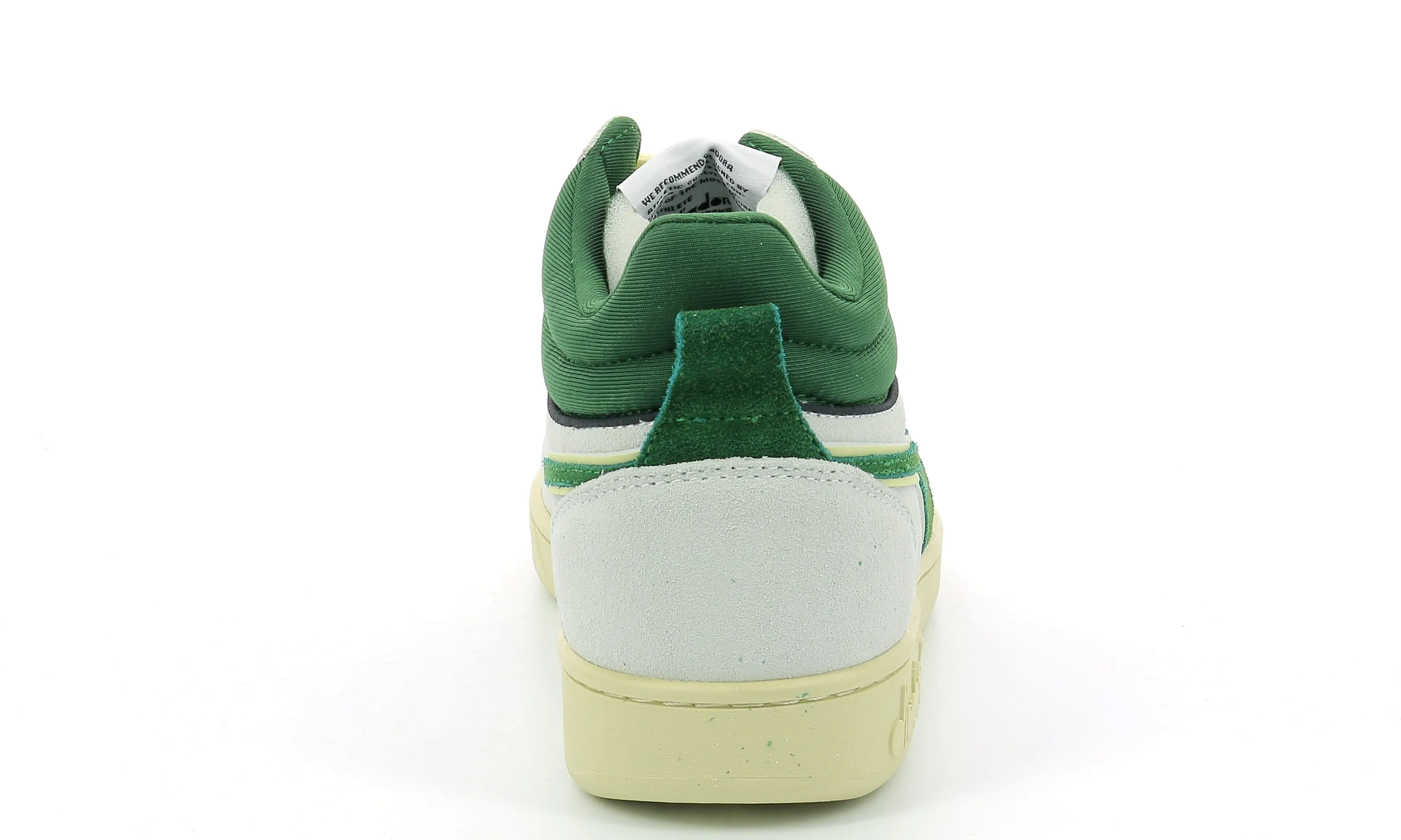 Diadora - Sneakers Hautes Magic B Demi Cu - White/Greener Pastures - Mixte