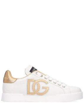 Dolce&Gabbana   20mm Portofino leather sneakers 