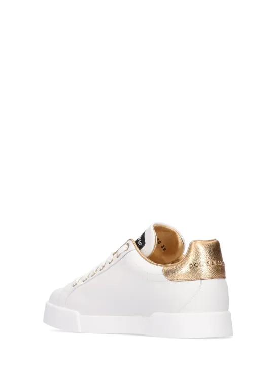 Dolce&Gabbana   20mm Portofino leather sneakers 