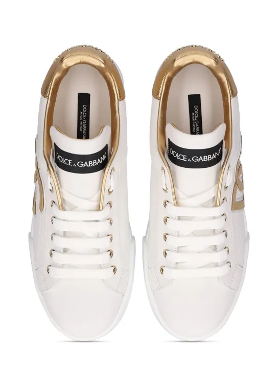 Dolce&Gabbana   20mm Portofino leather sneakers 