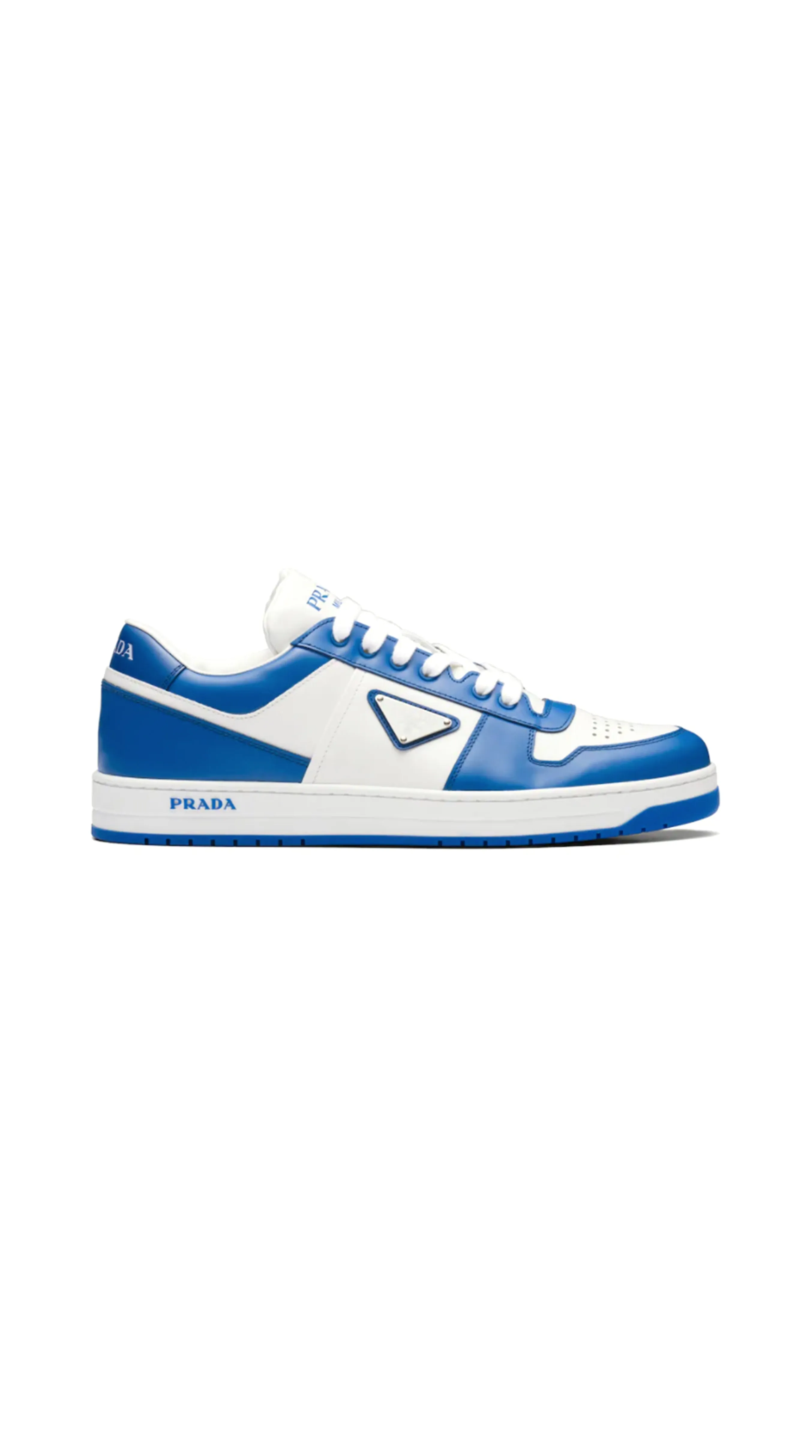 Downtown Leather Sneakers - Blue/White