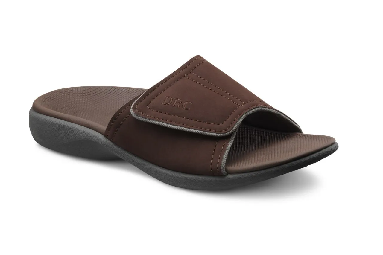 Dr. Comfort Connor Men's Supportive Slide Sandals