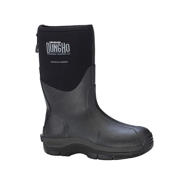 Dryshod Men's Dungho Barnyard Tough Mid Boot - Black/Gray