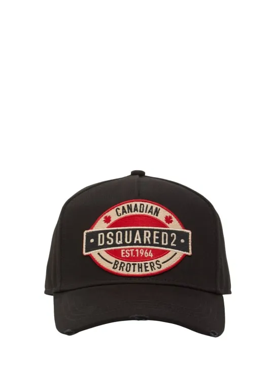 Dsquared2   Canadian Brothers cotton baseball hat 