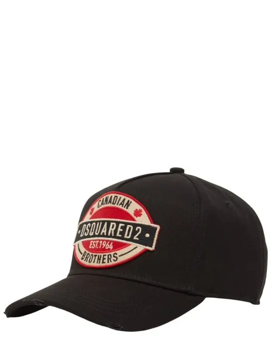 Dsquared2   Canadian Brothers cotton baseball hat 