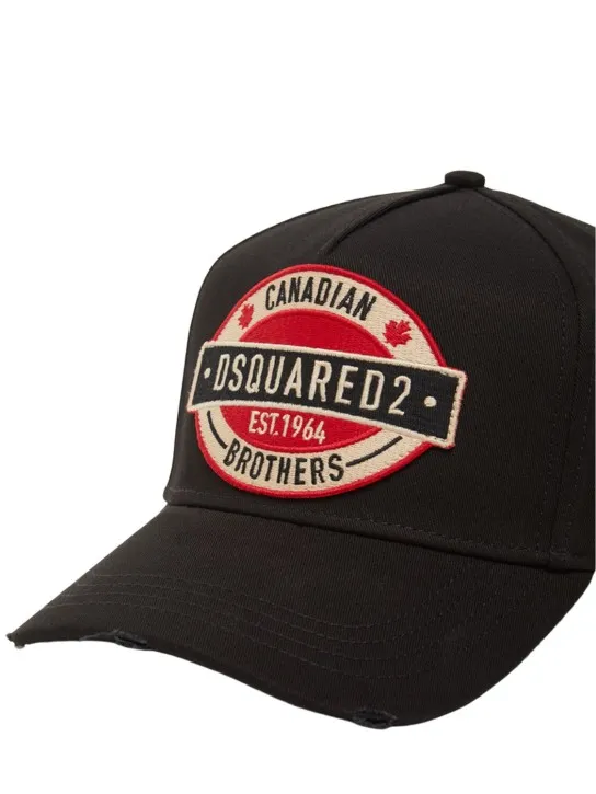 Dsquared2   Canadian Brothers cotton baseball hat 