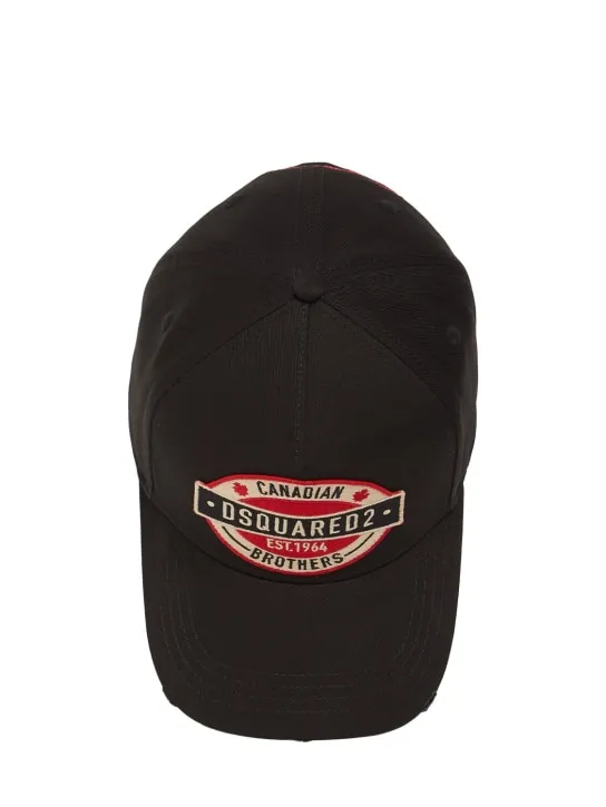 Dsquared2   Canadian Brothers cotton baseball hat 