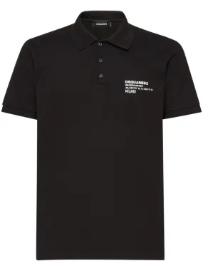 Dsquared2    Dsquared2 Logo Cotton Polo Shirt