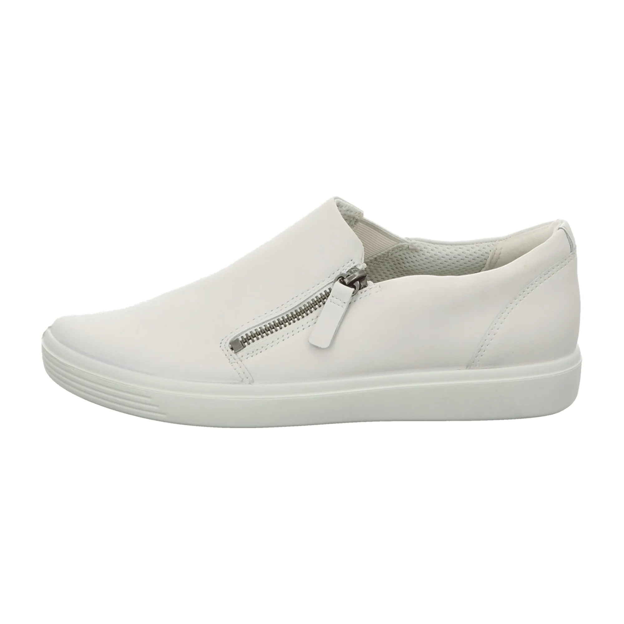 Ecco Soft Classic Women's White Leather Sneakers