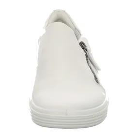 Ecco Soft Classic Women's White Leather Sneakers