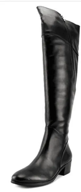 Everybody By BZ Moda  Women's Jamila  Over The Knee Boot - Black Leather