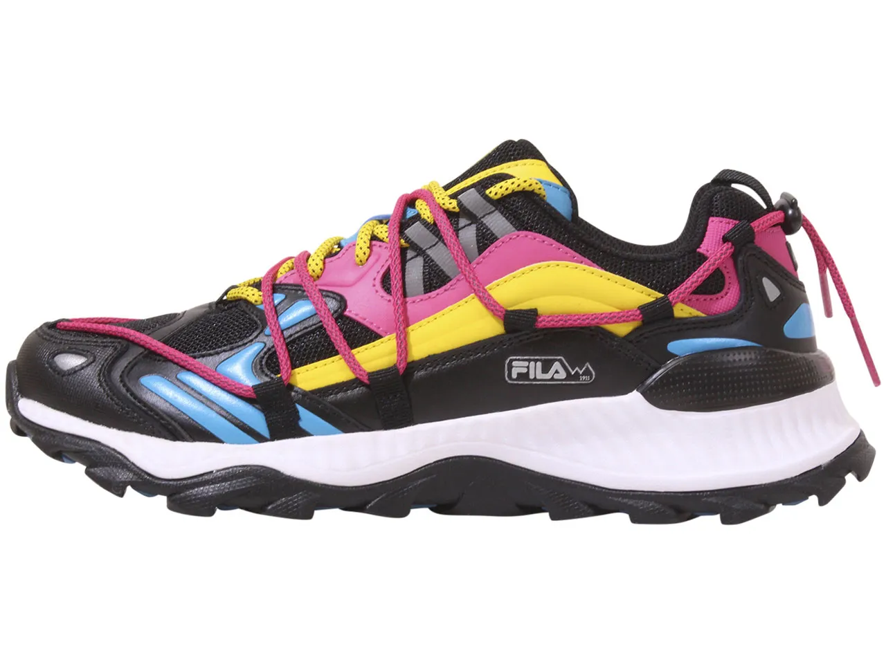 Fila Men's Expeditioner Running Sneakers Black/Caribbean Sea/White Sz: 10