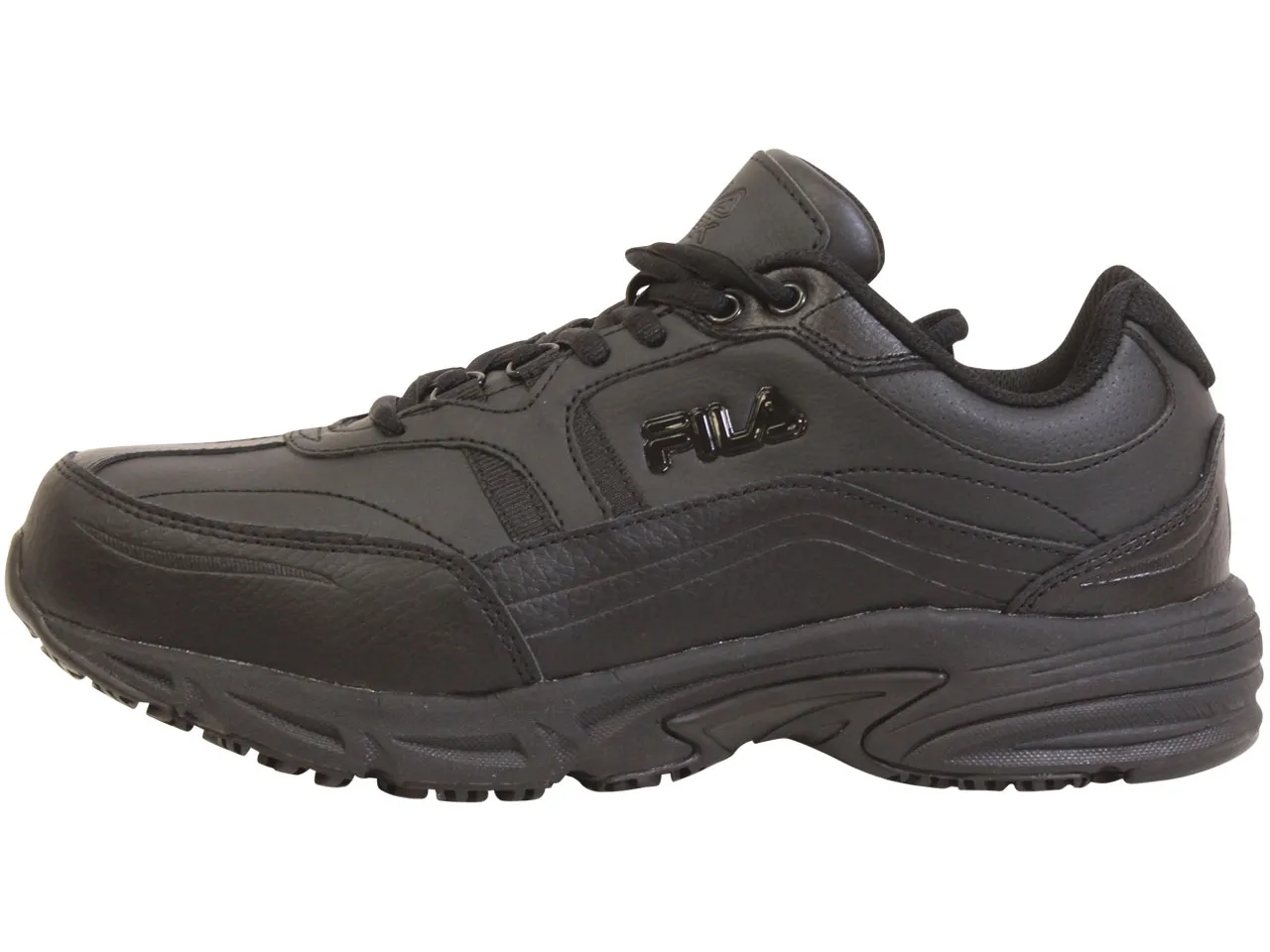 Fila Men's Memory Workshift Steel Toe Sneakers Slip Resistant Black Sz: 10.5EEEE