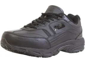 Fila Men's Memory Workshift Steel Toe Sneakers Slip Resistant Black Sz: 10.5EEEE