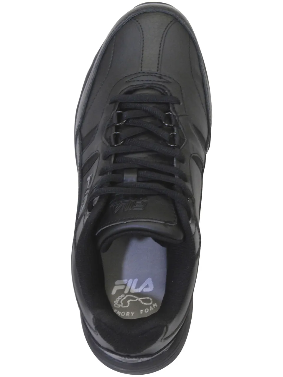 Fila Men's Memory Workshift Steel Toe Sneakers Slip Resistant Black Sz: 10.5EEEE