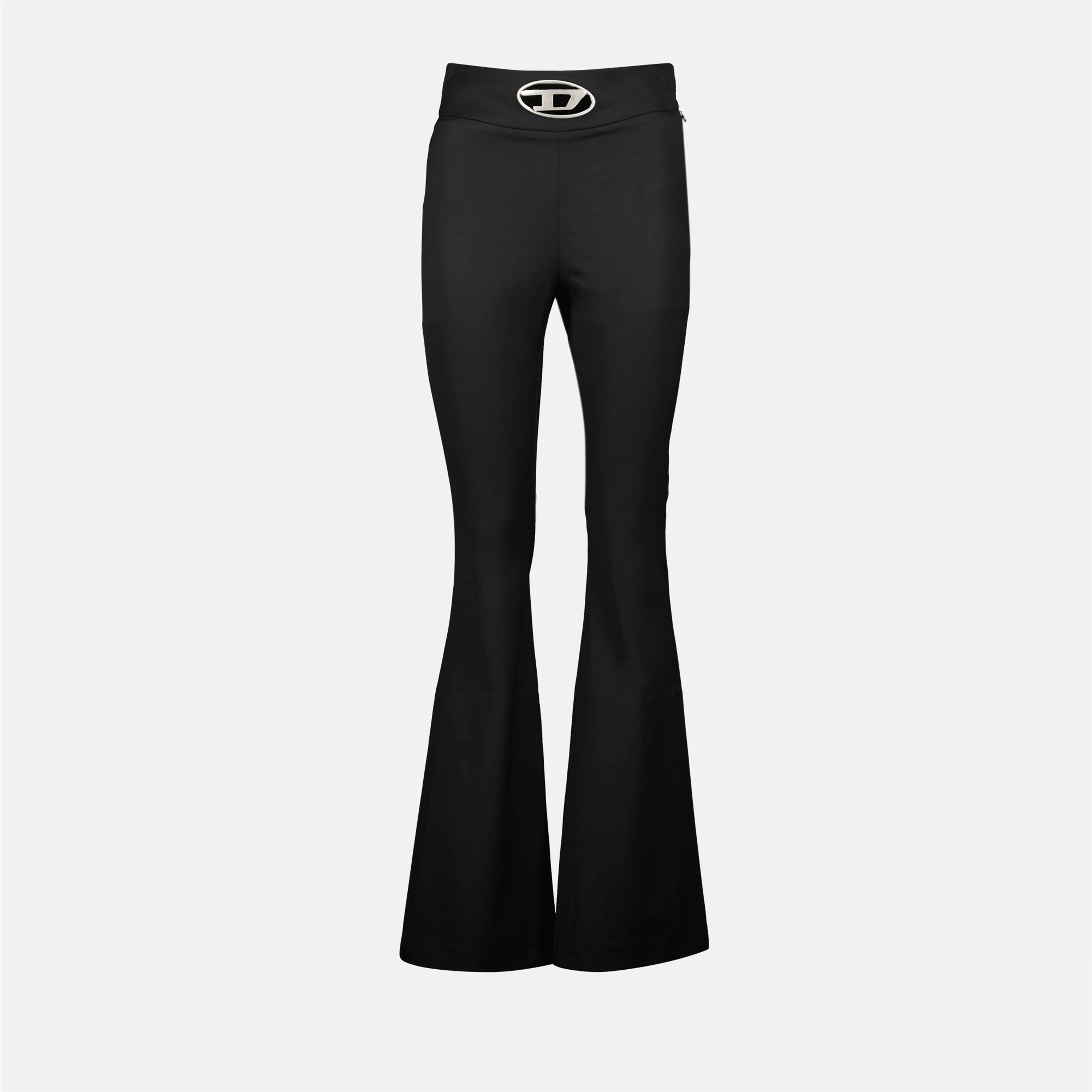 Flared Anthracite Trousers