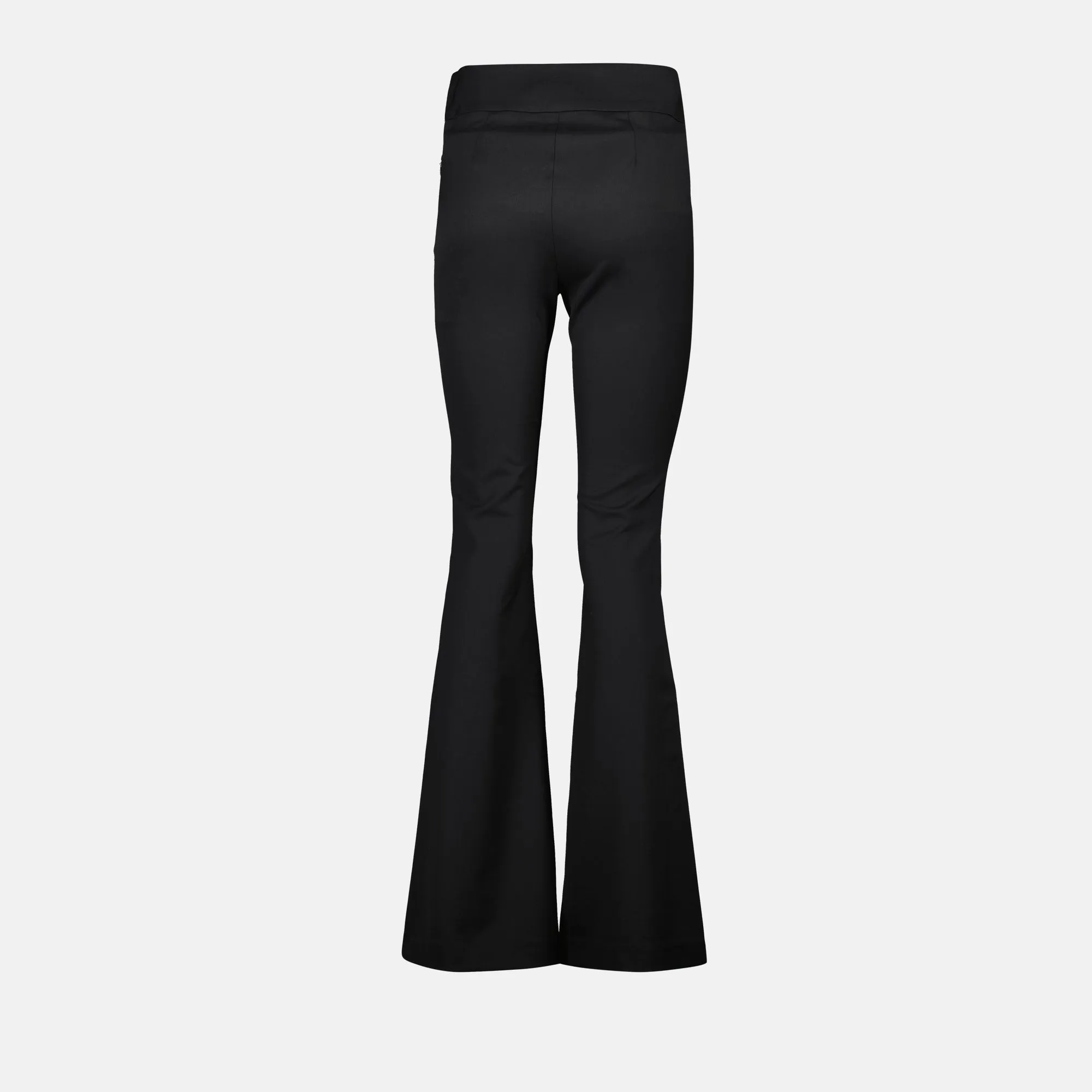 Flared Anthracite Trousers