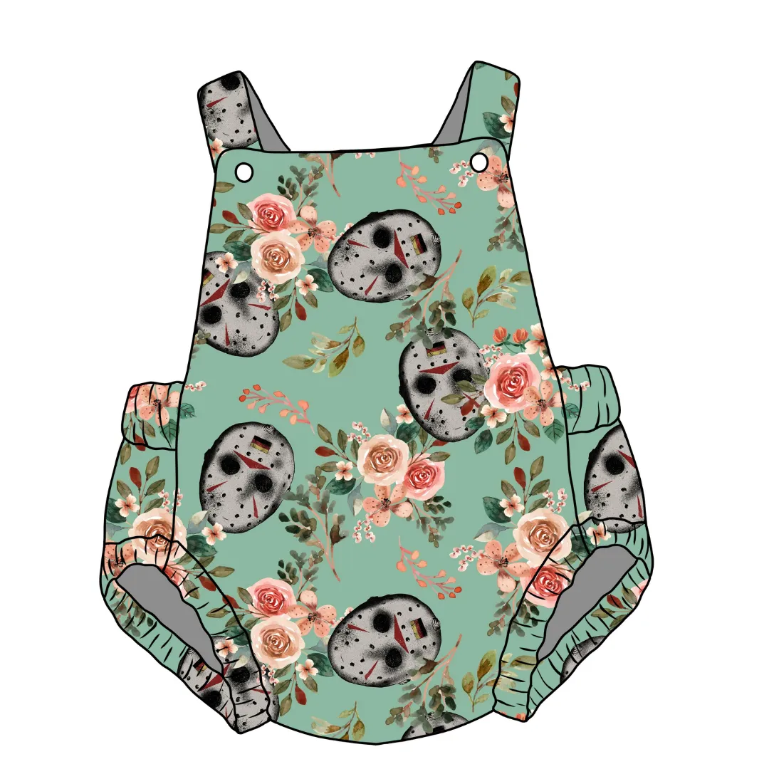 Floral Jay Unisex Baby Romper