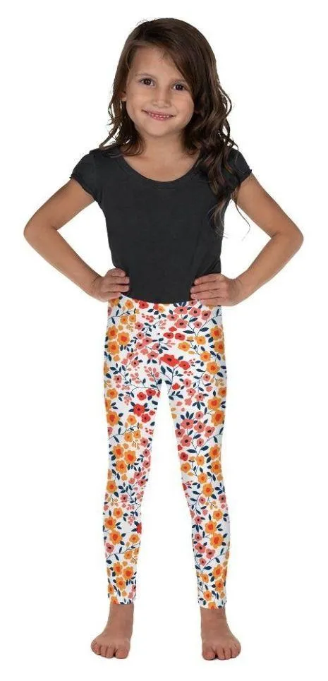 Floral Warmth Kid's Leggings