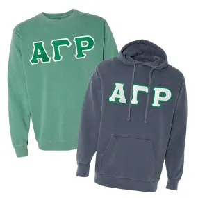 Fraternity Comfort Color Hoodie and Crewneck Sweatshirt, Package Deal