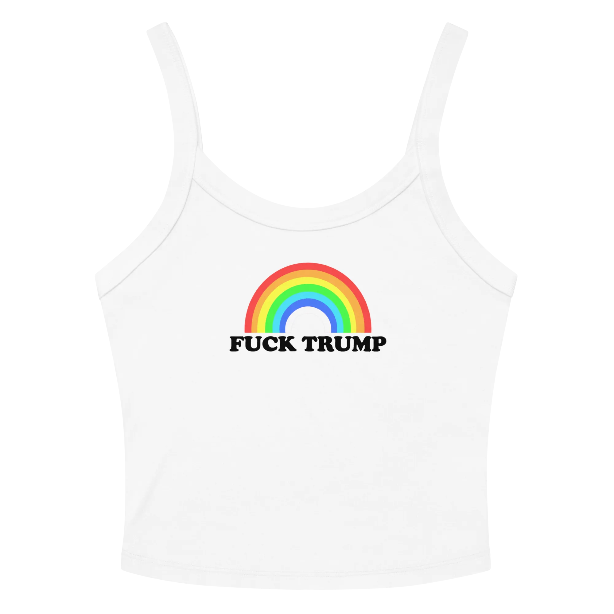 Fuck Trump Rainbow Tank Top