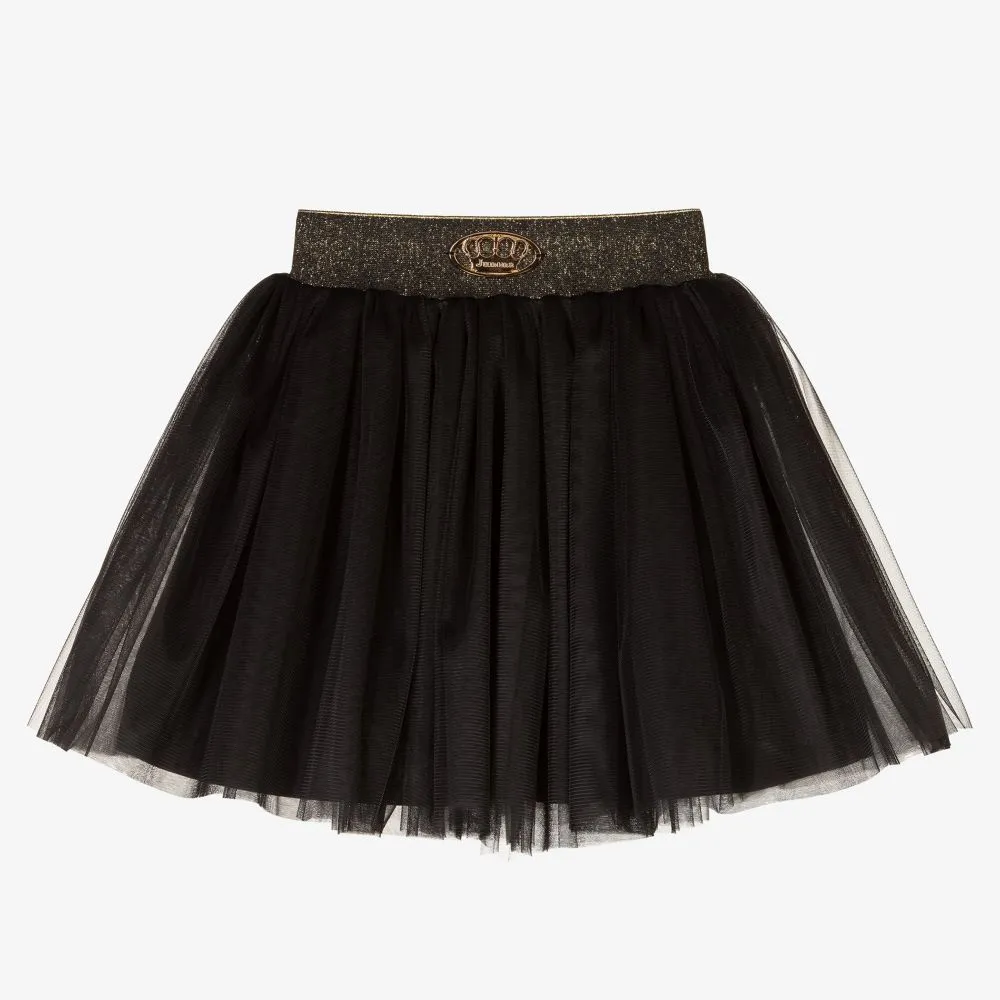 Girls Black Tulle Skirt