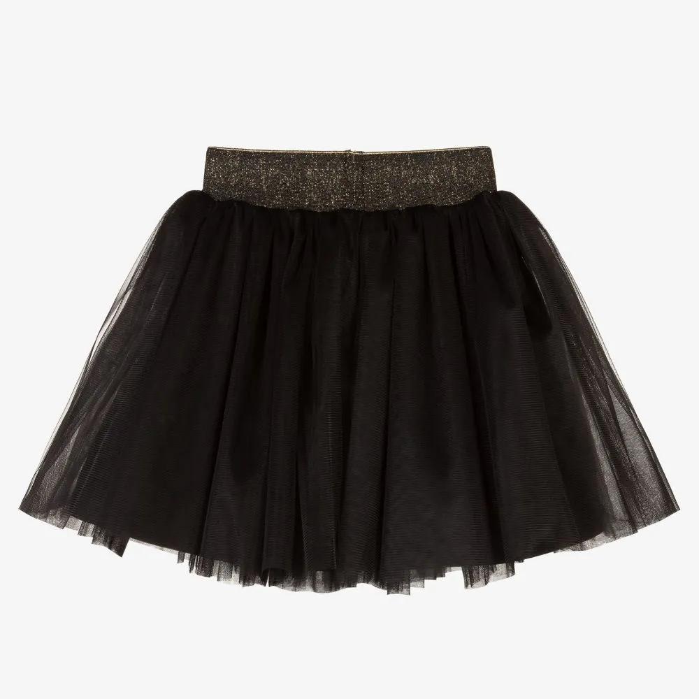 Girls Black Tulle Skirt