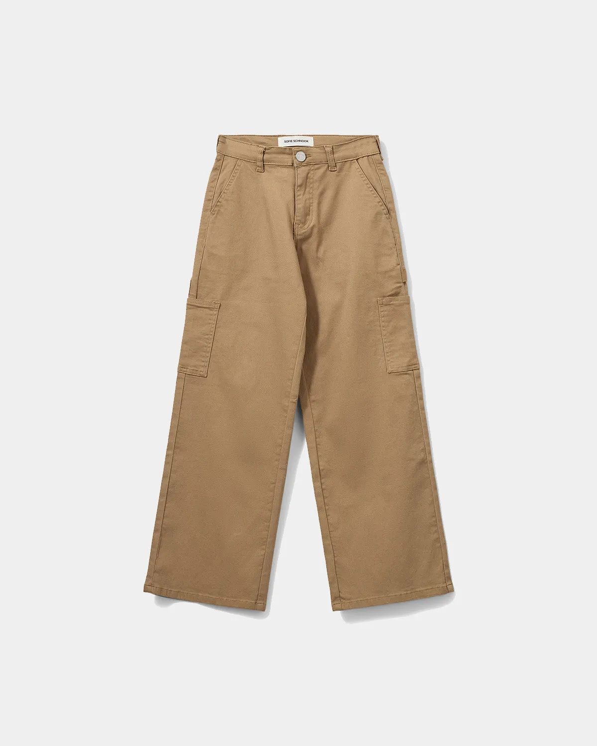 GITTESY TROUSERS - Dark sand