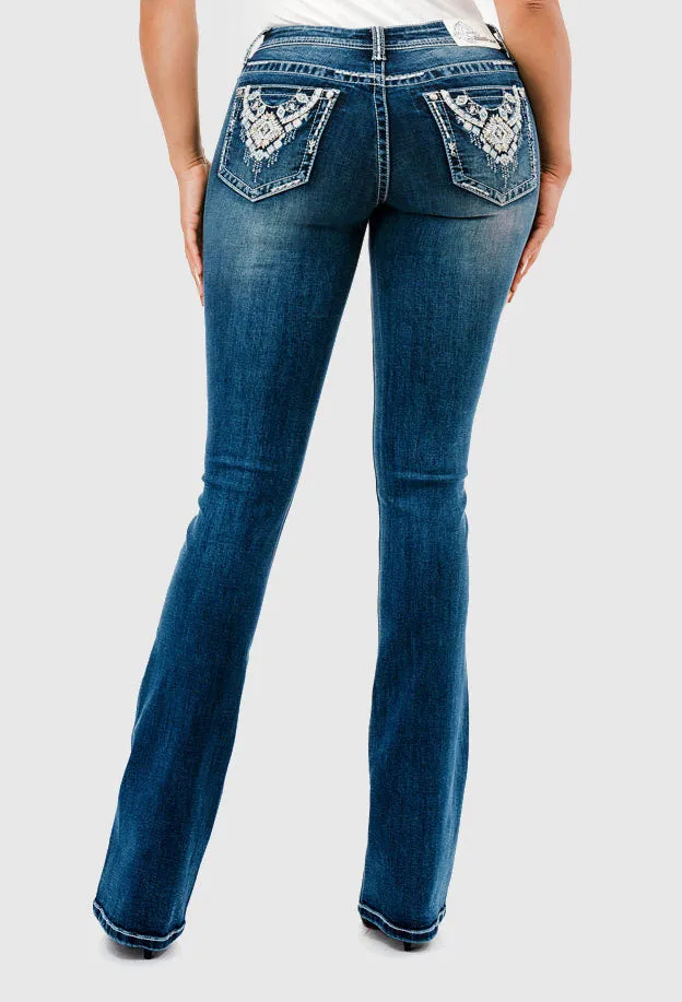 GRACE IN LA LADIES JEANS - EASY FIT EB51805