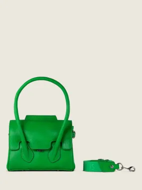 Green Leather Mini Handbag for Women - Colette XS Neon Green | PAUL MARIUS