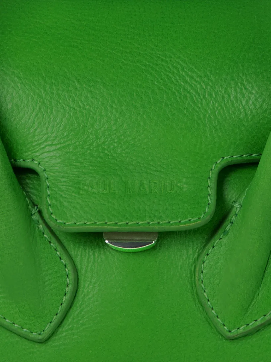 Green Leather Mini Handbag for Women - Colette XS Neon Green | PAUL MARIUS