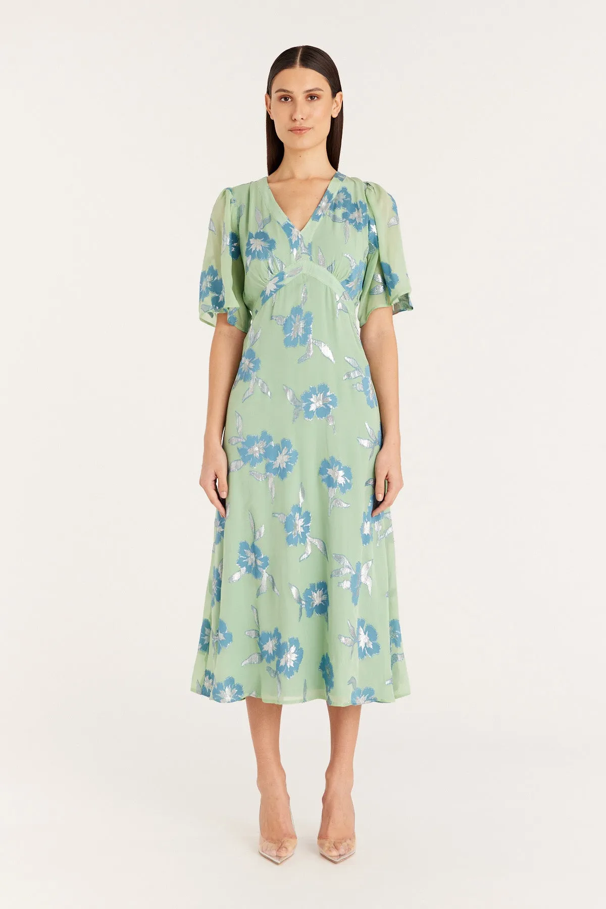 Halpern Dress - Pistachio