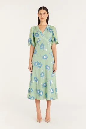 Halpern Dress - Pistachio