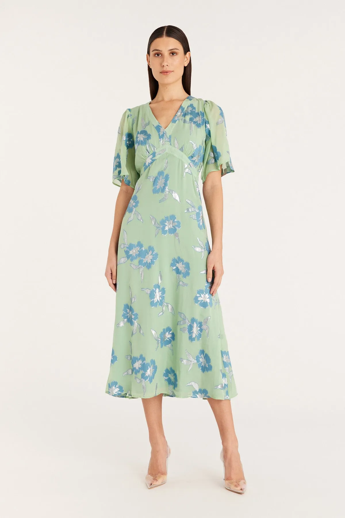 Halpern Dress - Pistachio