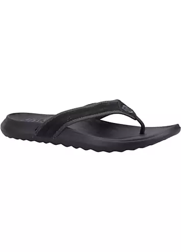 Hey Dude Black Myers Flip Sport Mode Sandals | Grattan