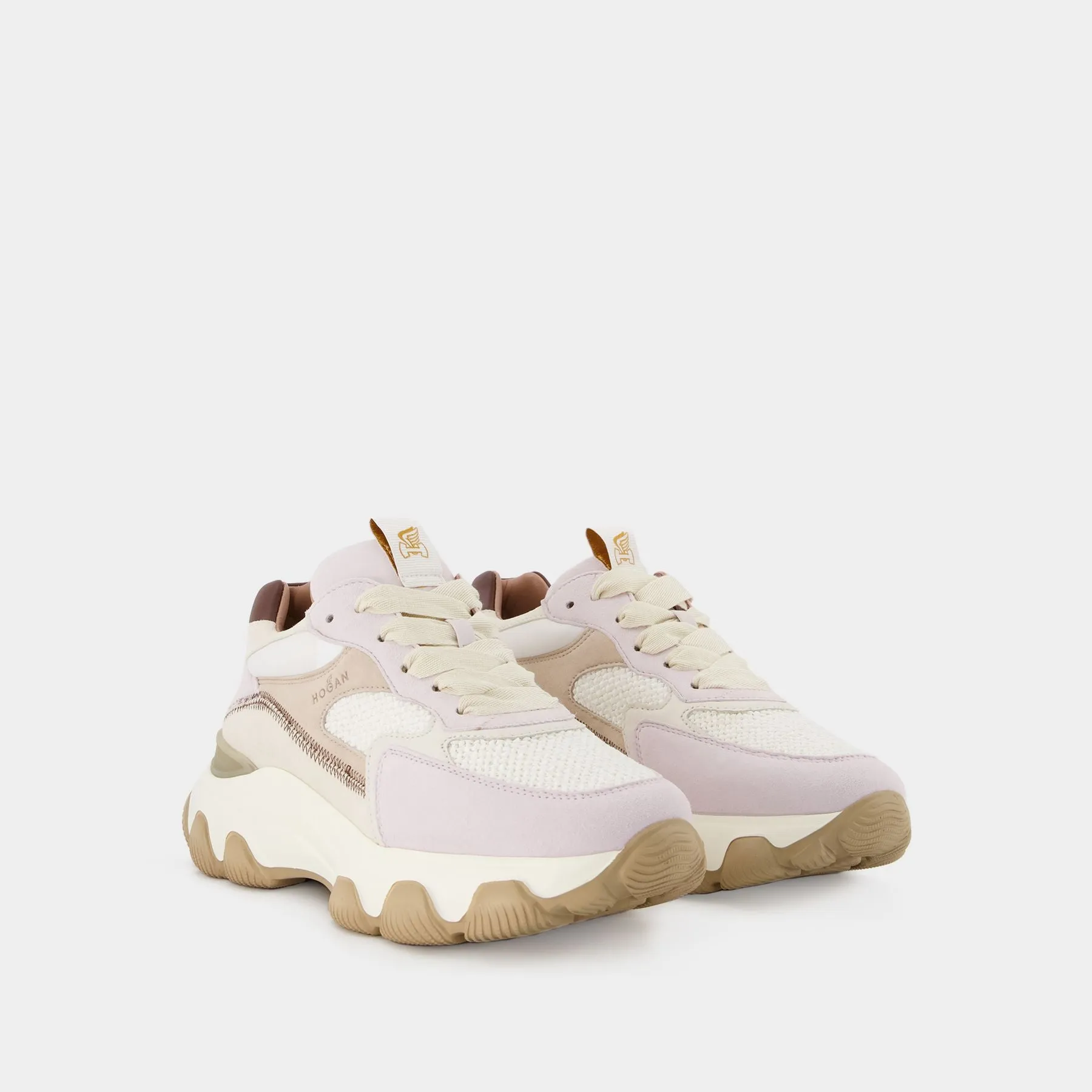 Hogan  Hyperactive Sneakers - Hogan - Beige - Leather