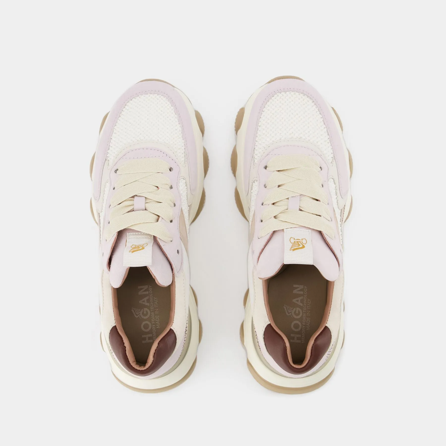 Hogan  Hyperactive Sneakers - Hogan - Beige - Leather