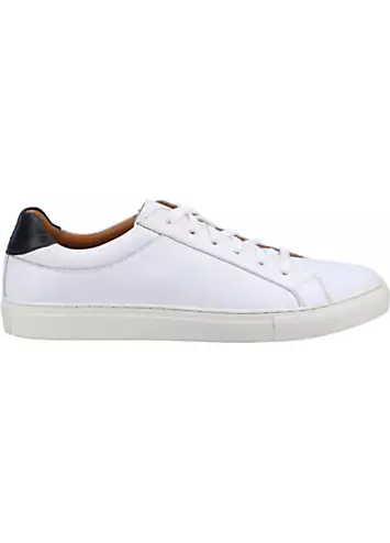 Hush Puppies White Colton Cupsole Trainers | Grattan