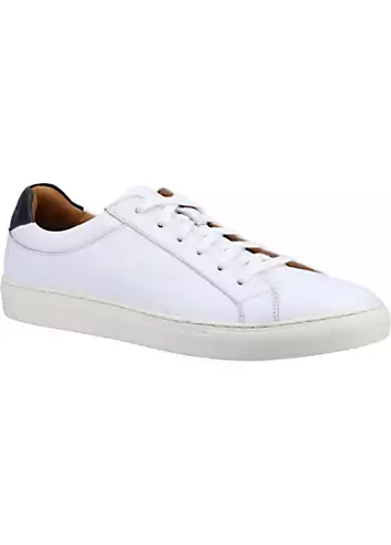 Hush Puppies White Colton Cupsole Trainers | Grattan