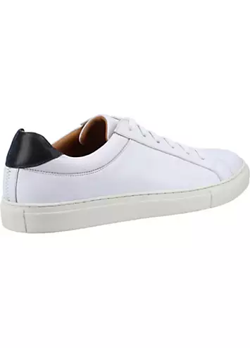 Hush Puppies White Colton Cupsole Trainers | Grattan