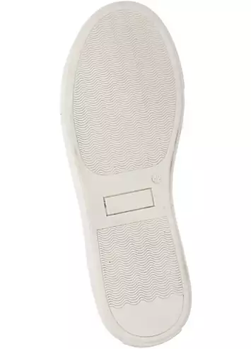 Hush Puppies White Colton Cupsole Trainers | Grattan