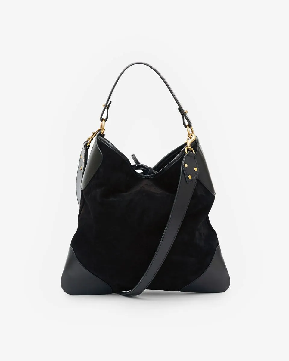 Isabel Marant Botsy Day Hobo Shoulder Bag - Black