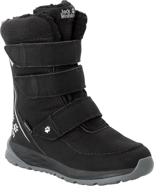 Jack Wolfskin Kids' Polar Boot Texapore High Velcro Black / Grey | Buy Jack Wolfskin Kids' Polar Boot Texapore High Ve