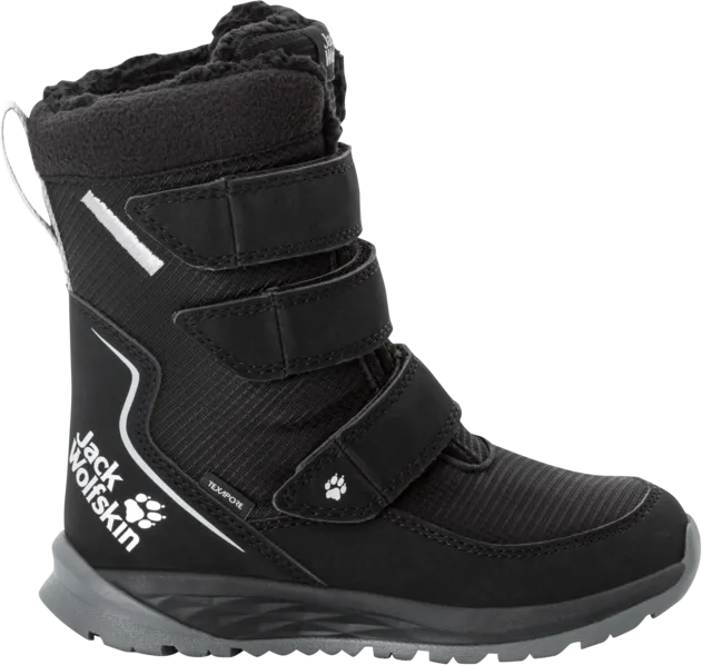 Jack Wolfskin Kids' Polar Boot Texapore High Velcro Black / Grey | Buy Jack Wolfskin Kids' Polar Boot Texapore High Ve