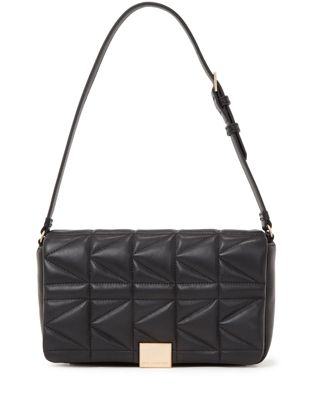 Karl Lagerfeld medium Kuilt shoulder bag - Black