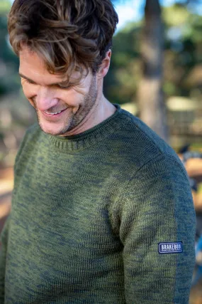 Khaki Crew Neck Jumper