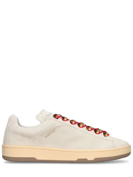 Lanvin   Lite curb leather low top sneakers 